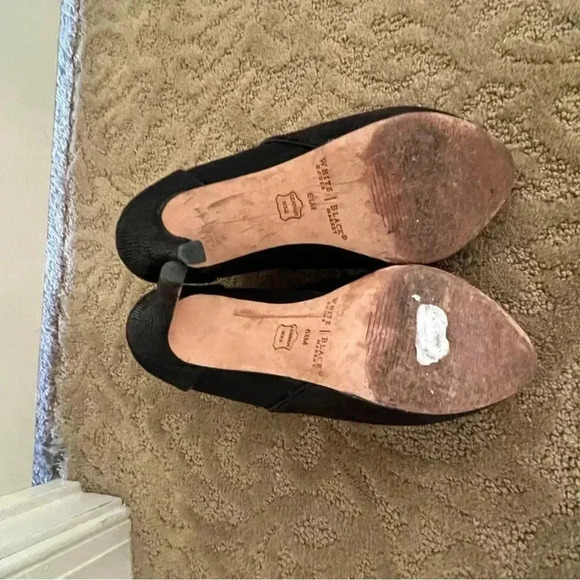 Whbm White House black market Cannes lizard embossed stiletto bootie 6.5 boots - Picture 10 of 16